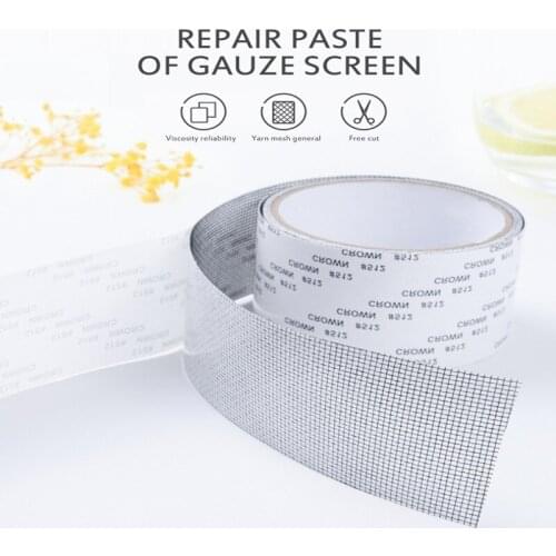 Window Net Anti-mosquito Mesh Sticky Wires Patch Repair Tape New Mosquito Netting Patch Repair Broken Hole Screen Window Door