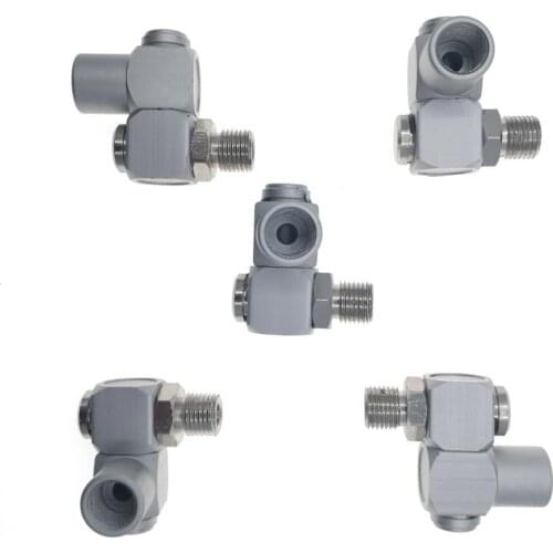 1/4" NPT Swivel Connector Adaptor Accessory for Pneumatic Air Rotary Adapter Tools