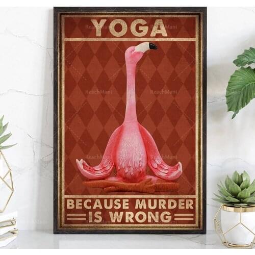 Animal yoga, posters for yoga lovers, funny yoga posters, retro posters, unique gifts for wall artist home decoration