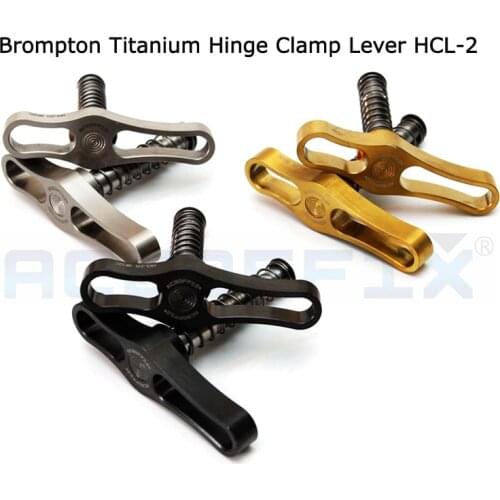 1 pair ACEOFFIX 50g Bike Hinge Clamp Lever for Brompton Folding Bike Titanium HCL-2Ti