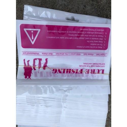 100pcs Fishing Lures Bag Ziplock 17*13cm Self Seal Zipper Plastic Retail Packing Poly Bag, Ziplock Zip Lock Bag Fishing Package