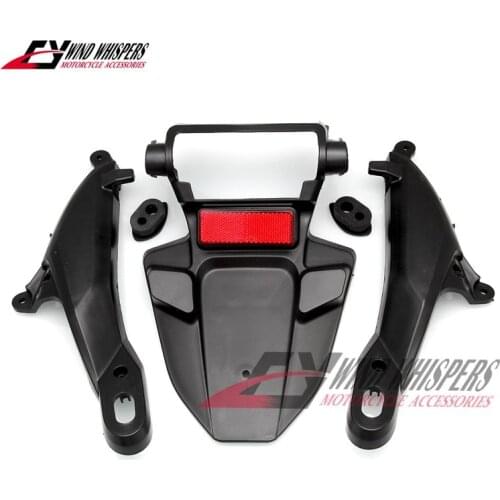 Motorcycle Rear Fender Splash Guard License Plate Holder with Bracket set For Honda CBR 600 RR CBR600RR CBR600 F5 2007-2012