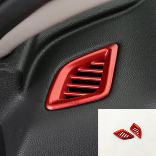 For Honda Accord 10th 2018 2019 ABS Plastic Car front Small air outlet Decoration Cover Trim indoor car styling Accessories 2pcs