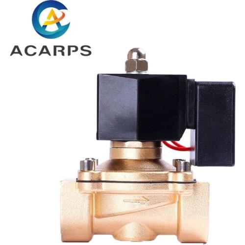 1" Energy Saving Normally Closed Brass Solenoid Valve Switch Valve Water Valve 220V 24 Hours Energize Not Fever