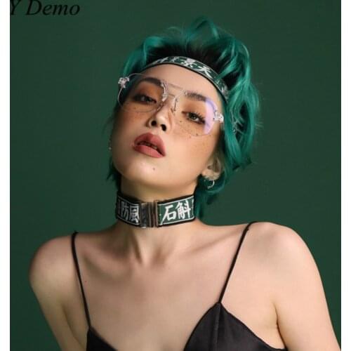 Harajuku Chinese Adjustable Choker Elastic Retro Unisex Couple Torques