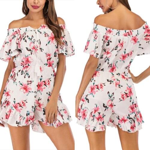 Waist Jumpsuit Jumpsuit Dress Fashion Beach Lantern Skirt Pink