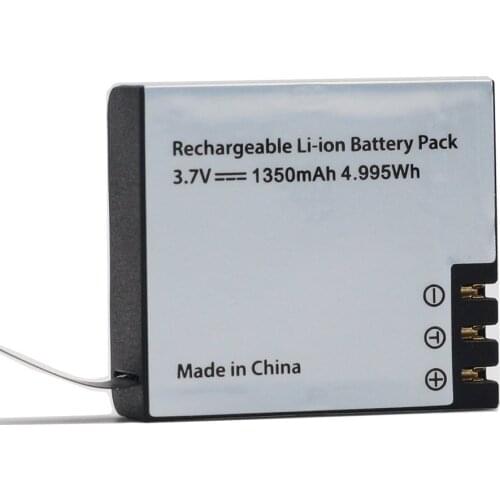 1pc 1350mAh Recharge Li-ion Battery For EKEN H9 H9R H3 H3R Action Camera SJCAM SJ4000 Sport DV Mini Cam DV Battery