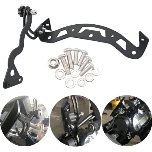Windshield Windscreen Wind Deflector Bracket Clamps Holders Adjustable For BMW R1200GS R 1200 GS R1250GS R 1250 GS LC ADV