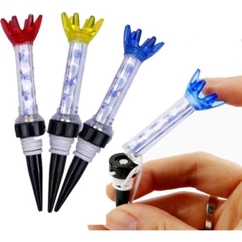 Magnetic Outdoor Sports Training 8-Claw Golf Tee Ball Nail Plastic Durable Golf Ball Tee Golf Training Accessory Ball Holder