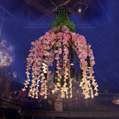 Novelty Decoration plant pendant light 33W warm light