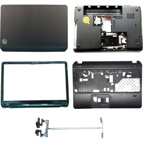 New For HP Pavilion DV6 DV6-7000 DV6-7200 DV6-7100 Laptop LCD Back Cover Front Bezel Hinges Palmrest BottomCase Black 682047-001