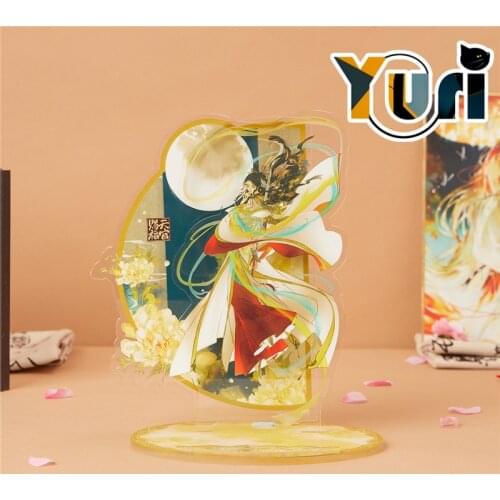 Tian Guan Ci Fu Official Original Hua Cheng Xie Lian Acrylic Mobile Phone Holder Display Cosplay Limit Cos Gift C