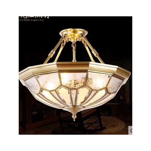 Pendant light copper ceiling lamp copper pendant light fashion bedroom pendant light copper solder TD5241