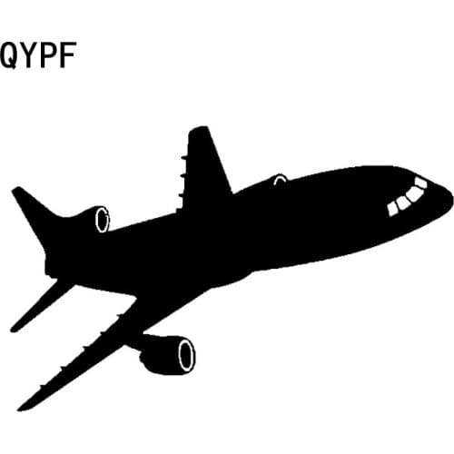 QYPF 17.6cm*11.1cm New Edition Civil Aviation Aircraft Manned Hold People Car Sticker Vinyl Decal Special Accessory C18-0715