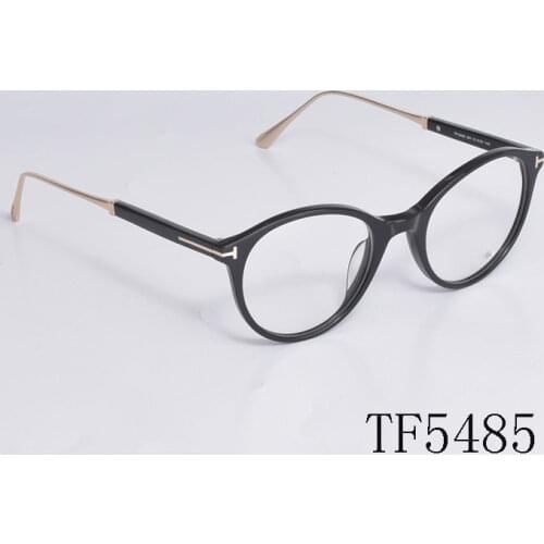 Tom For Man Optical Eyeglasses Frames Forde Cat Eye Acetate Women Reading Myopia Prescription Glasses TF5485 With Case