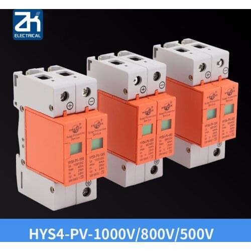 SPD Dc500V 800V 1000V 2P 20~40ka Surge Protective Device Of Low Voltage Surge Of House 2 Poles, Voltage Surge Suppressor