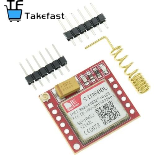 1pcs Smallest SIM800L GPRS GSM Module MicroSIM Card Core BOard Quad-band TTL Serial Port