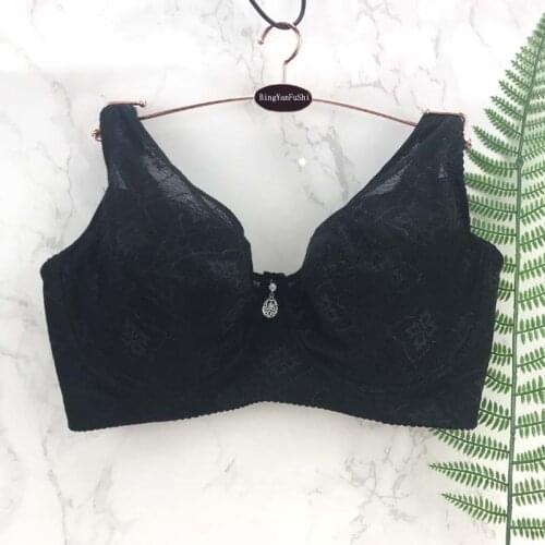 Bingyanfushi Full Lace Bra push up full cup C D E F large breast 36-48 women bralette underwear lingerie ladies bras C3203