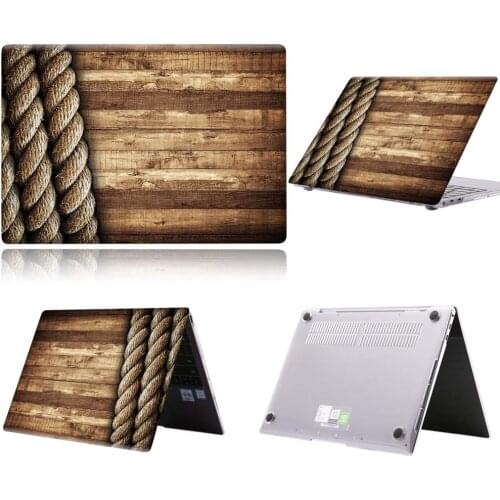 Rope And Wood Laptop Case For Huawei MateBook 13/13 AMD Ryzen/14/D14/D15/X 2020/X Pro/Pro 16.1/Honor MagicBook 14/15 PC Shell