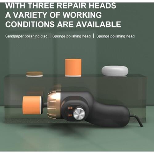 Car Electric Polishing Machine Cleaning Polishing Waxing Machine Scraping Paint Repair Tool Mini Polishing Machine Accessory Set