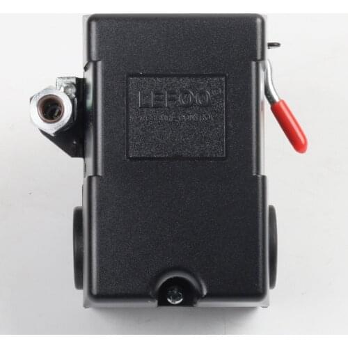 5-8Kg 4-Port 26 Amp Pressure Switch Control Valve Air Compressor Heavy Duty Black Automatic Pressure Controller