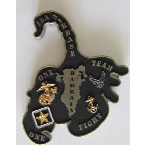 Competitive price Electroplated black nickel coin New fashion braid shape paint coins