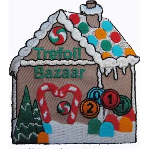 Fashionable Paper-coated Embroidered Patch, Ironed, Sewn, Stuck or Cloth Laser Cut, 100pcs/lot, MOQ50pcs,free shipping