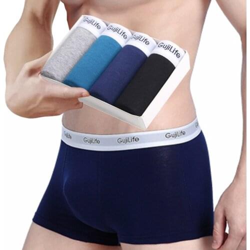 New Men Cotton Underwear Mid-Rise Sexy Elastic Men Boxers High Quality Summer Thin Youth Sports Breathable Boxers Underwear