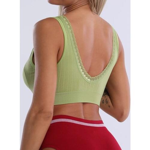 New Floral Lace Bras for Women Sexy Comfortable Lingerie Beauty Back Deep Wire Underwear Gather Bra Soft Brassiere Lingerie