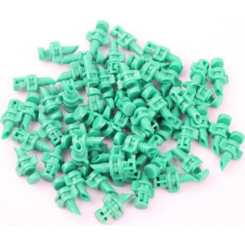 Wholesale 500pcs Green 180 Degree Reflect Spray Nozzle Micro Sprinkler Garden Lawn Plants Irrigation System Misting Sprinkler
