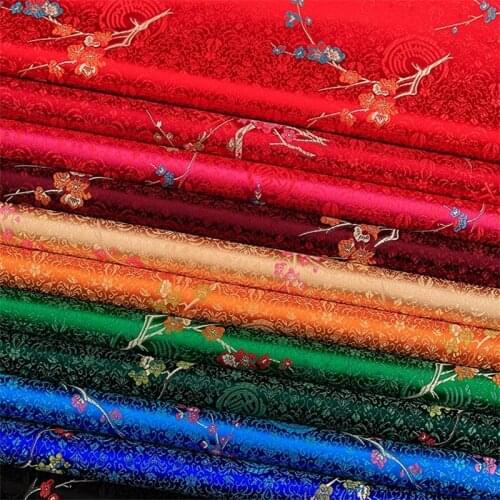 Brocade fabric flower fabric nylon fabrics for sewing material for dress textile fabric