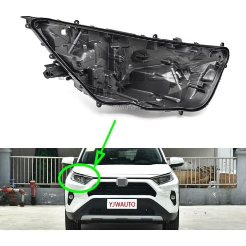 Headlight Base For Toyota Rav4 2019 2020 Headlamp House Car Rear Base Front Auto Headlight Back House