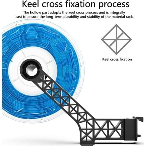 28EA For 3D Printer Ender-3 Series CR-6 SE Consumable Material Rack Rotation Movable Wire Rack Holder High Performance