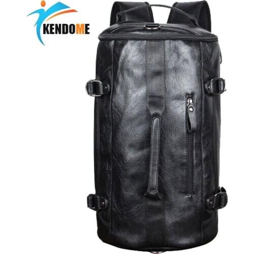 Hot A+ PU Outdoor Sports Gym Bag Multifunction Training Fitness Shoulder Bag With Shoes Pocket Travel Yoga Handbag Crossbody Bag