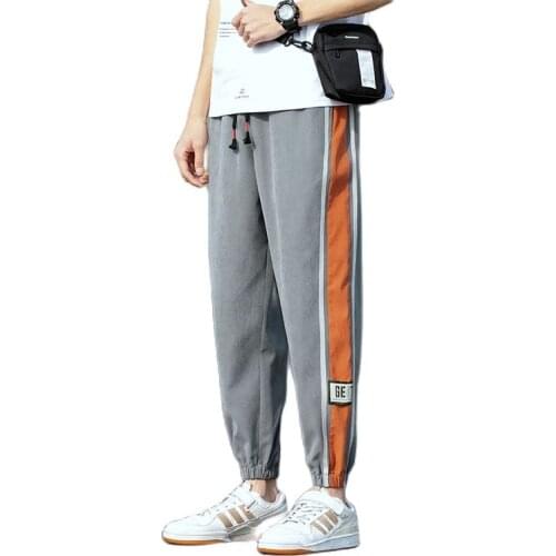 Primavera y otoño pantalones para correr de hombres entrenamiento pantalones ropa deportiva jogger pantalones de chándal de los