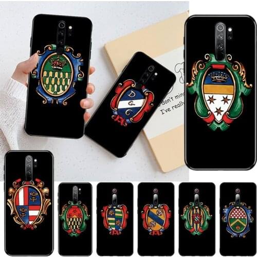Luxury badge DG Phone Case for Redmi Note 9 8 8T 8A 7 6 6A Go Pro Max Redmi 9 K20 K30 Pro