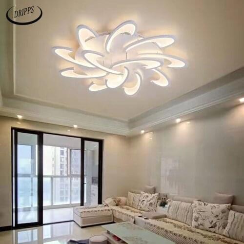 Factory direct Nordic modern minimalist living room bedroom LED ceiling lamp windmill hotel lamp APP intelligent ceiling lamp