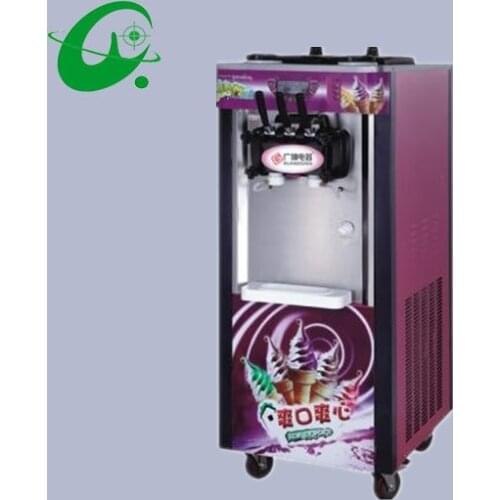 30-36L/H Stainless Steel Vetical Soft Ice Cream Machine 7.2*2L ice cream making maker