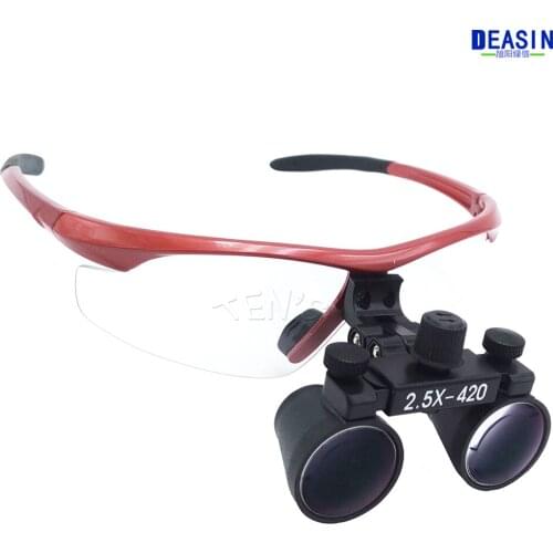 High Quality 2016 New Arrival 2.5X 420mm Medical loupe optical glasses Dentist 2.5 times surgical loupe