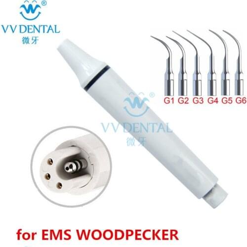 Ultrasonic scaler dental tip/ handpiece compatible with EMS / WOODPECKER dental oral hygiene dental equipment