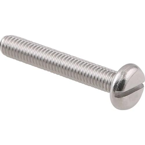 M3 M4 M5 GB67 stainless steel 304 one-word plate screw open slot one-word round head screw 50Pcs