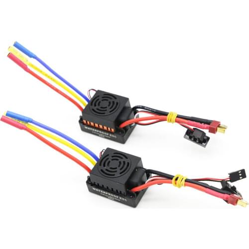 5pcs/lot Waterproof 60A RC Brushless ESC BEC Car Parts Electric Speed Controller with 5.8V 3A BEC for 1/10 RC Car Truck