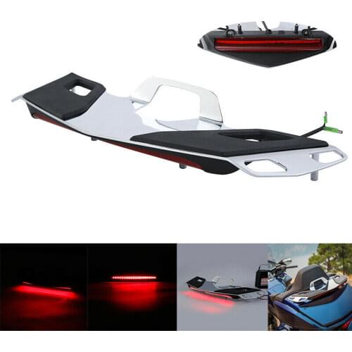 Motorcycle Rear Trunk Luggage Rack LED Brake Light For Honda Goldwing 1800 GL1800 GL1800B GL1800D 2018-2020