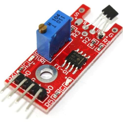 1 PCS Linear Magnetic Hall Sensor KY-024 Applicable Magnetic Hall Sensor Module