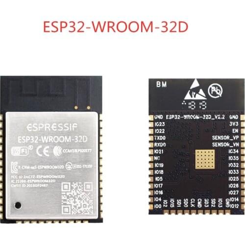 10PCS ESP32-WROOM-32D ESP-32 WiFi+Bluetooth modul wichtigsten chip ESP32S main chips ESP32-D0WD 4MB/16MB 32Mbit ESP-WROOM-32D