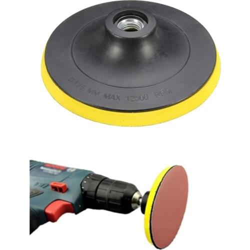 125mm Sanding Disc Backing Pad Polishing Pad Sander Disk Sandpaper Disc Buffing Pad 10mm Inner Hole