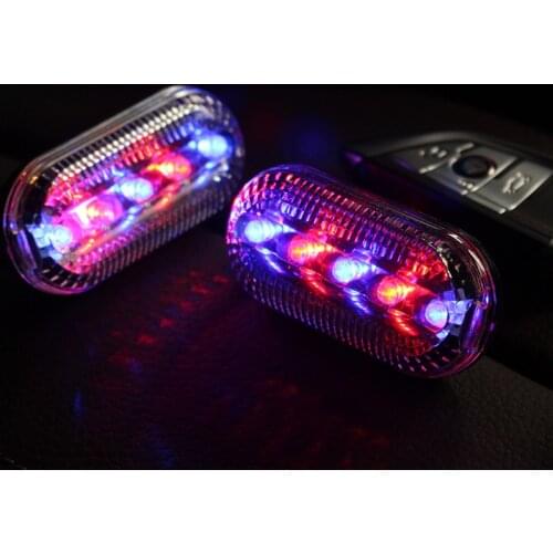 2pcs Shoulder Lamp LED Flashing Lights Outdoor Night Running Riding Road Safety Warning Traffic Light Shoulder Clip Flasher Lamp