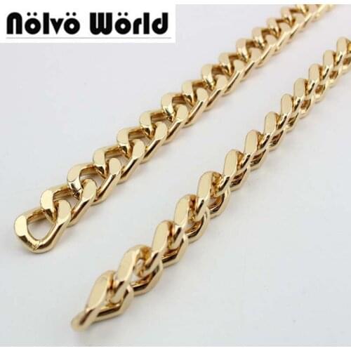5meters 13mm Width High Quality Plating Cover Wholesale thick aluminum Chains Bags Purses Strap from Accessory Factory Directly