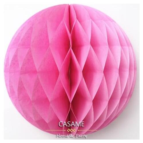6 inches Popular Round Tissue Paper Honeycomb Balls of Lantern Flowers Pastel Wedding Mariage Baby Shower Party Decorations