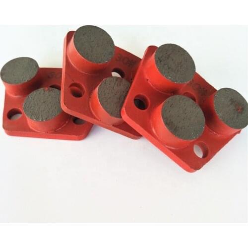 Diamond Grinding Block Concrete Floor With Three Round Segment Polish For Terrazzo 10/12PCS Free Shipping